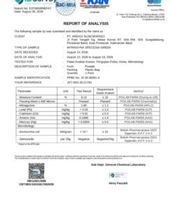 certificate of analysis green kratom powder 1
